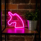 Neoninis LED apšvietimas UNICORN rožinis Bat + USB FLNEO1 Forever Light