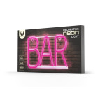 NEON LED BAR rožinė Bat + USB FLNE24 Forever Light