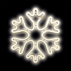 Neoninis LED CHRISTMAS SNOWFLAKE baltas Šikšnosparnis + USB FLNE20 Forever Light