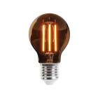 LED lemputės kaitinimo siūlas E27 A60 8W 230V 2700K 800lm COG auksinis Forever šviesa