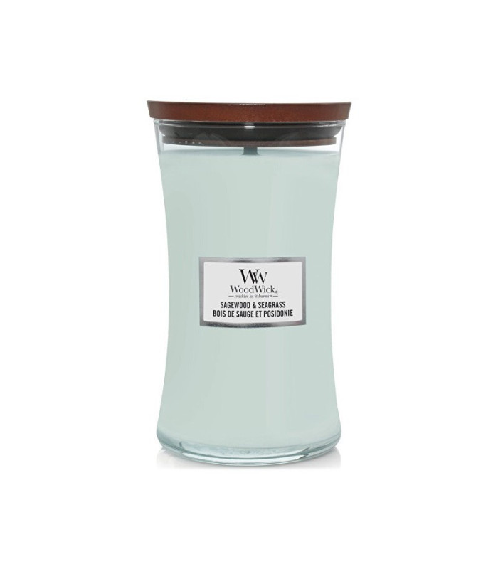 WoodWick Kvapiųjų žvakių vaza "Sagewood" - jūros žolė 609 g