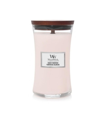 WoodWick Kvapiųjų žvakių vaza "Sheer Tuberose" 609 g