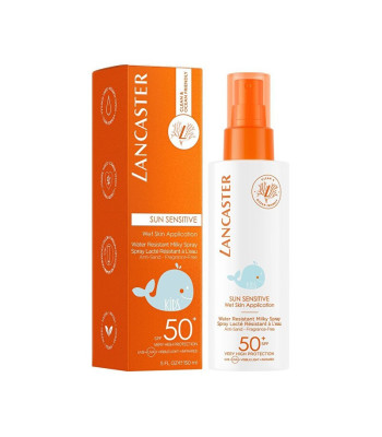 Lancaster Apsauginis purškalas vaikams SPF 50+ Sun Sensi tiv e (atsparus vandeniui, pieniškas purškalas) 150 ml