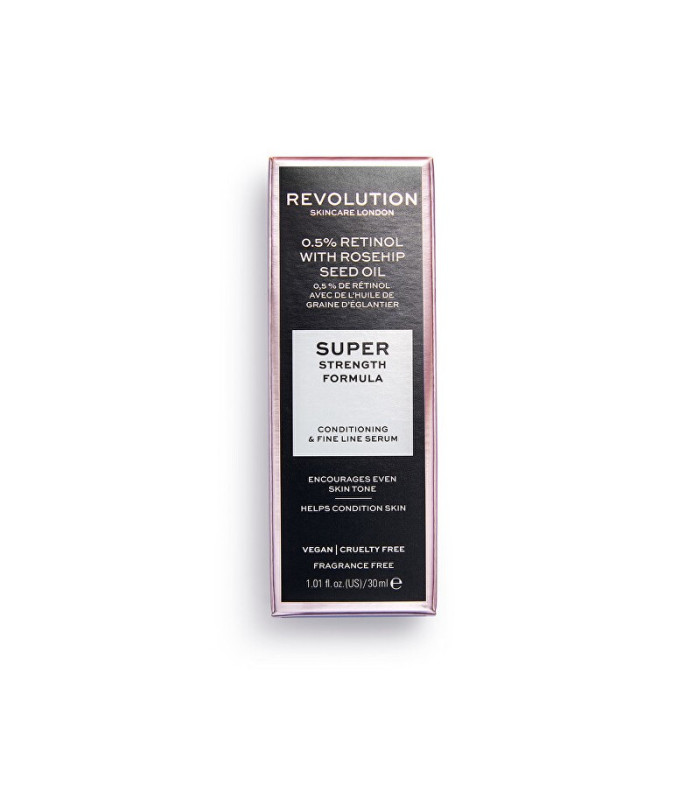 Revolution Skincare Odos serumas 0,5 % retinolio Extra Skincare (kondicionuojantis - smulkių linijų serumas) 30 ml