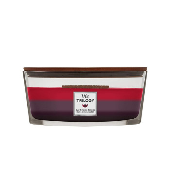 WoodWick Kvapnioji žvakė valtis "Trilogy Sun Ripened Berries" 453 g