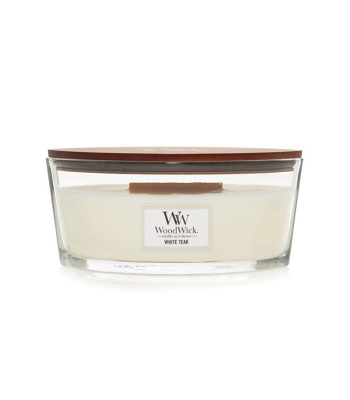 WoodWick Kvapnioji žvakė valtis "White Teak" 453,6 g