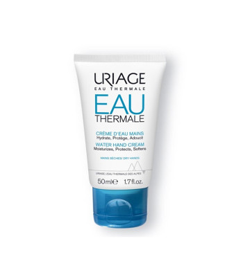 Uriage Sausų ir suskilinėjusių rankų kremas "Eau Thermale" (Vandens rankų kremas) 50 ml