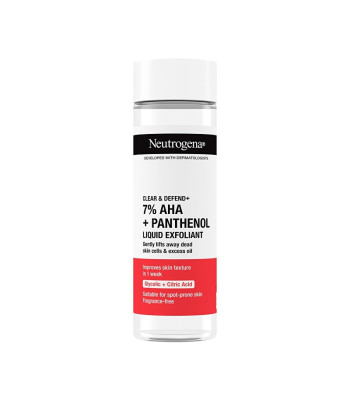 Neutrogena Skystas pilingas "Clear - Defend +" (skystas eksfoliantas) 125 ml