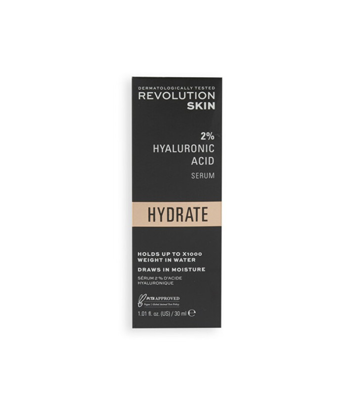 Revolution Skincare Drėkinamasis veido serumas Hydrate 2% Hyaluronic Acid (serumas) 30 ml