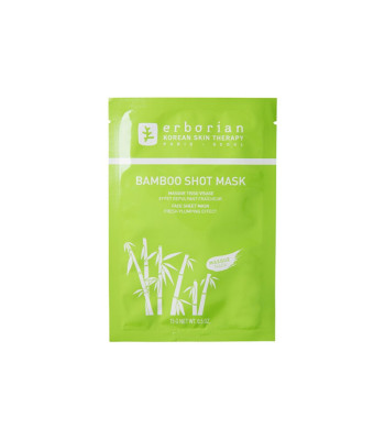 Erborian Drėkinamoji veido kaukė "Bamboo Shot Mask" (lakštinė veido kaukė) 15 g