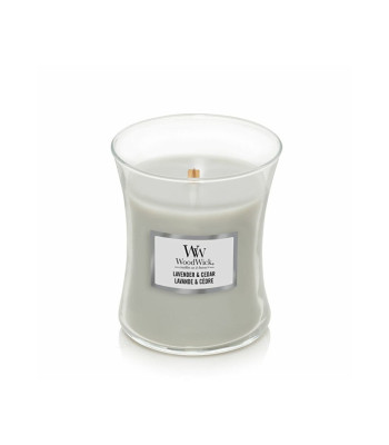 WoodWick Kvapnioji žvakė vazoje vidutinė Levandų - Kedras 275 g