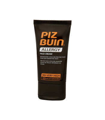Piz Buin Veido kremas nuo saulės SPF 50+ (kremas nuo alergijos) 50 ml