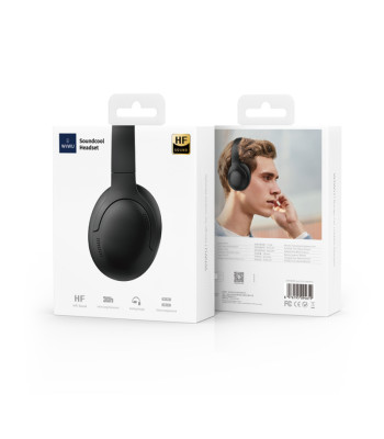 WIWU "Bluetooth" ausinės TD-02 juodos spalvos