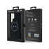 BMW dėklas for Samsung Galaxy S24 Ultra black M Silicone Printed Ring MagSafe