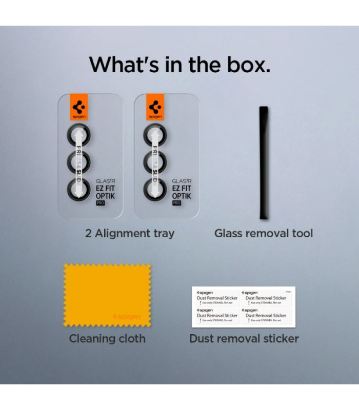 Spigen grūdintas stiklas GLAS. TR EZ FIT 2-pack for Samsung Galaxy S24+ black