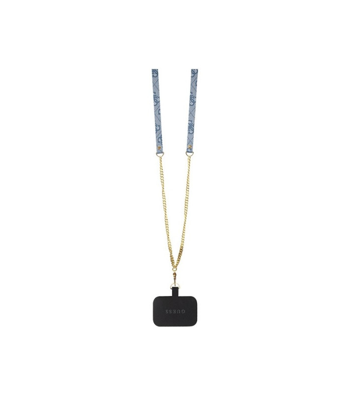 Guess dėklas for iPhone 15 Pro 6.1 GUHCP15LP4TDSCPB blue harddėklas Crossbody 4G Metal Logo
