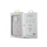 Guess dėklas for iPhone 15 Pro 6.1 GUHCP15LP4TDPP pink harddėklas Leather 4G Triangle Strass