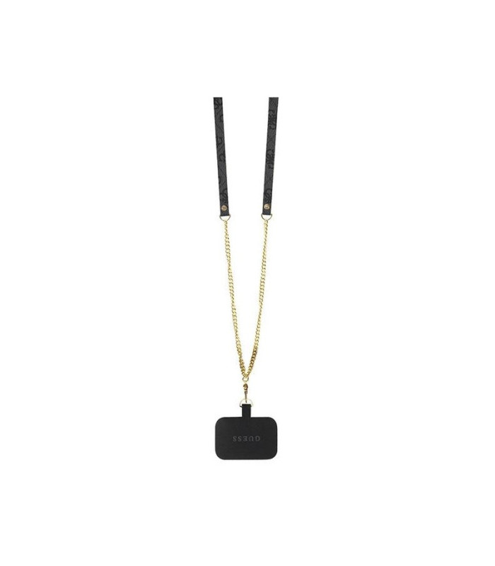 Guess dėklas for iPhone 15 Pro 6,1 GUHCP15LP4TDSCPK black harddėklas Crossbody 4G Metal Logo