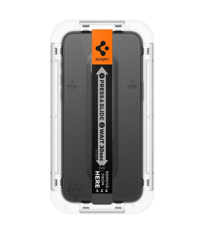 Spigen grūdintas stiklas GLAS.TR EZ FIT FC for iPhone 15 Pro 6,1 black