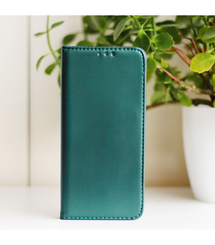 Smart Magnetic dėklas for Samsung Galaxy A54 5G dark green