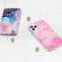 Gold Glam dėklas for iPhone 11 Pink