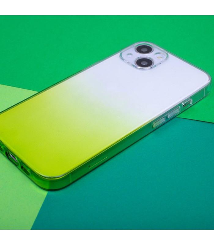 Gradient 2 mm dėklas for iPhone 15 Pro Max 6,7 green