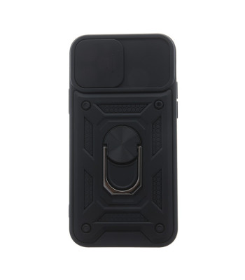 "Defender Slide" dėklas "Motorola Moto E30 / E40 / E20S", juodos spalvos