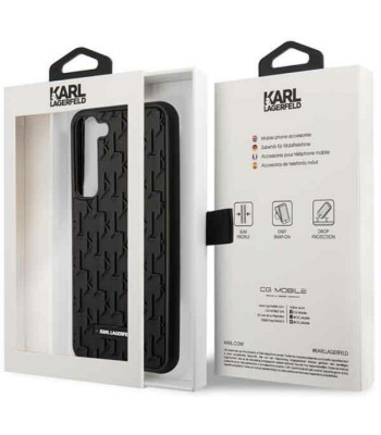 Karl Lagerfeld dėklas Samsung Galaxy S23 KLHCS23SRUPKLPK black hardcase 3D Monogram