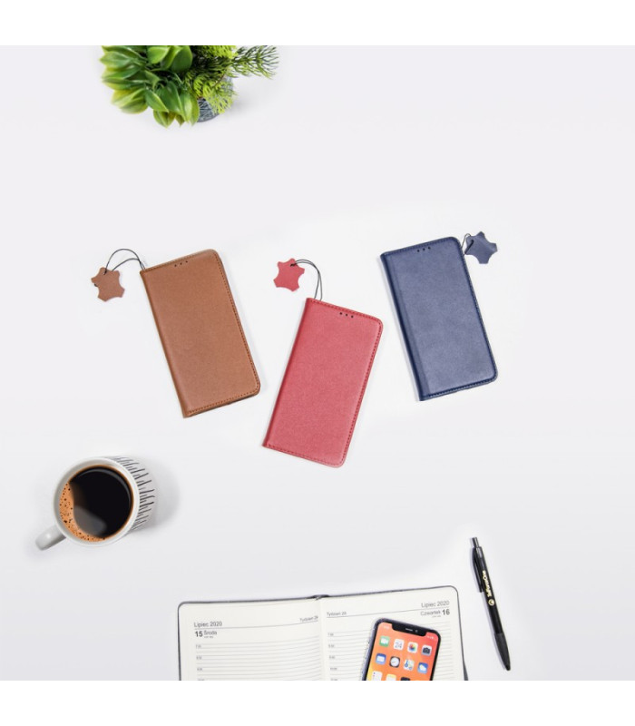 "Geniune Leather Smart Pro", skirtas "iPhone 14 Pro Max" 6,7, tamsiai mėlynas