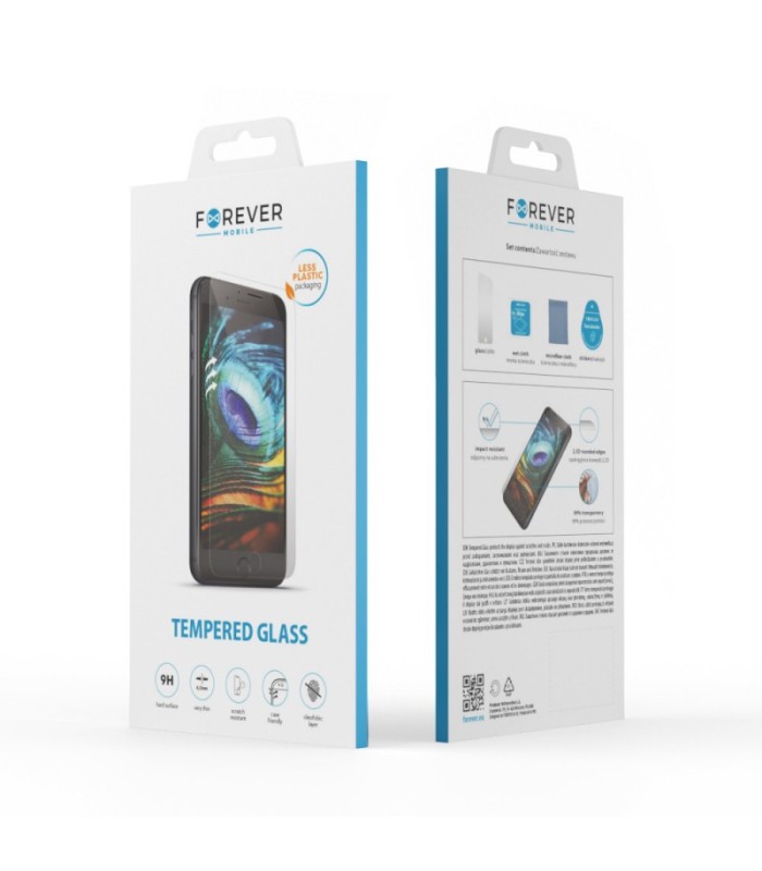 Forever grūdintas stiklas 2,5D, skirtas Realme 8i / 9i / Oppo A96 4G