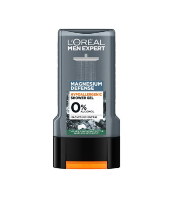 L´Oréal Paris Dušo želė "Men Expert Magnesium Defence" (hipoalerginė dušo želė) 300 ml