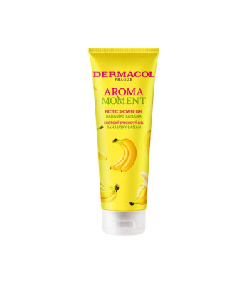 Dermacol "Exotic" dušo želė "Bahamas Banana Aroma Moment" (egzotinė dušo želė) 250 ml