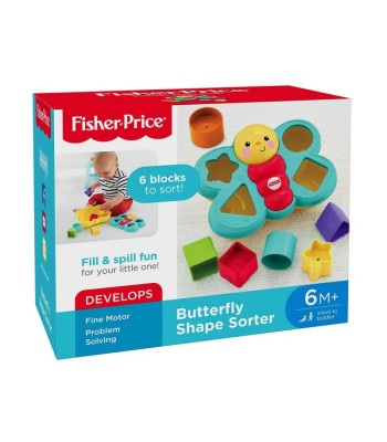 Fisher-Price Colorful Butterfly Sorter blokeliai ZA3627