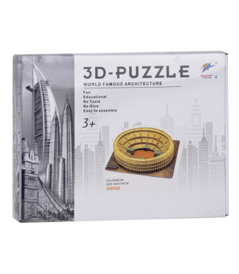 3D dėlionė Romos Koliziejus 84 dalių Erdvinė dėlionė ZA5401