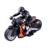 Sportinis motociklas su nuotolinio valdymo pultu ir vairuotoju RC0558