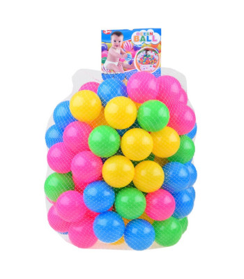 Spalvingi kamuoliukai Baseino kamuoliukai 6.5cm 100vnt ZA4428