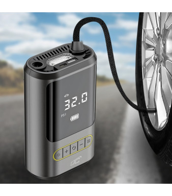 Elektrinė dviračio pompa, kompresorius LCD 2x2000mAh USB-C LTC