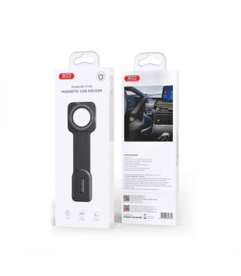XO automobilio telefono laikiklis C145 magnetinis, juodas