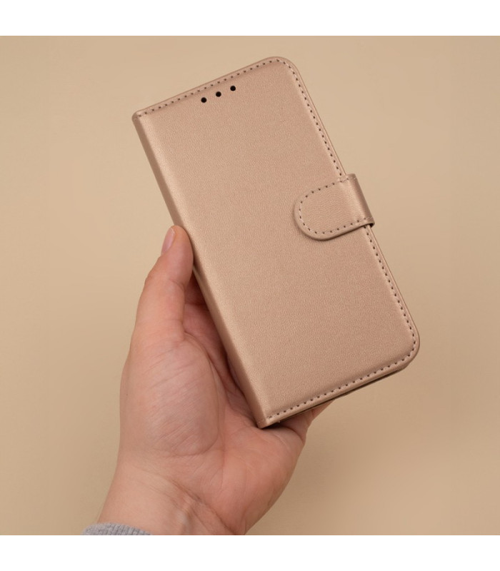 "Smart Classic" dėklas "Motorola Edge 50 Neo" auksinis