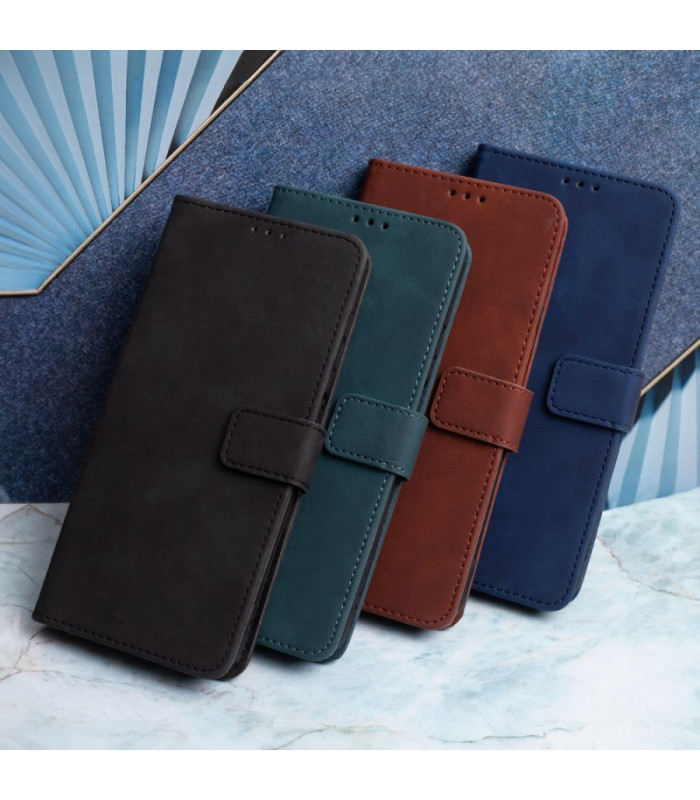 "Smart Velvet" dėklas "Samsung Galaxy A16 4G A16 5G", tamsiai žalias