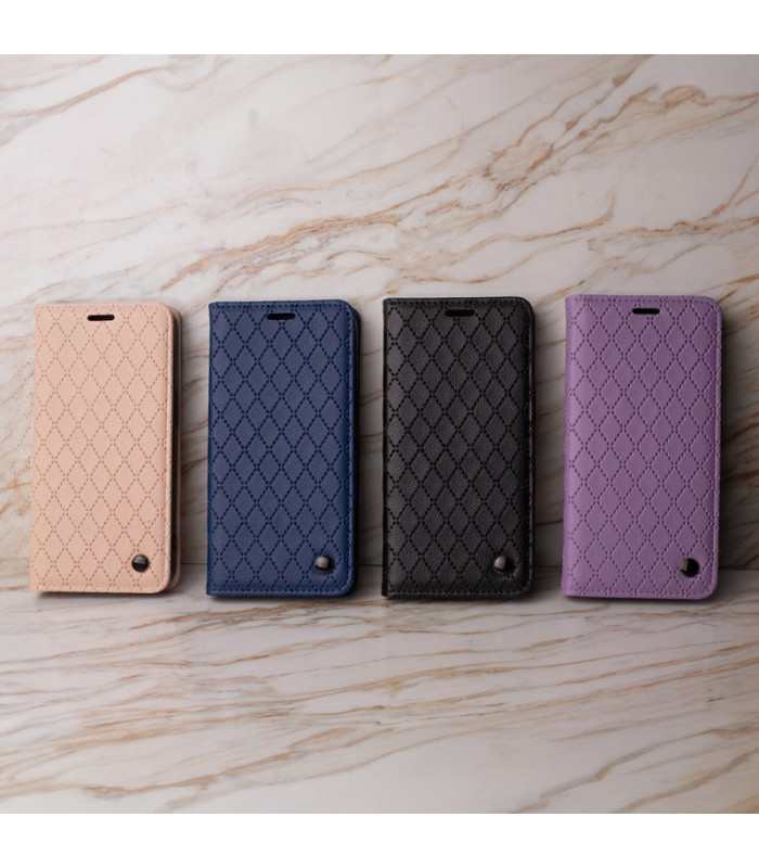 "Smart Caro" dėklas, skirtas "Samsung Galaxy A16 4G A16 5G", tamsiai mėlynas