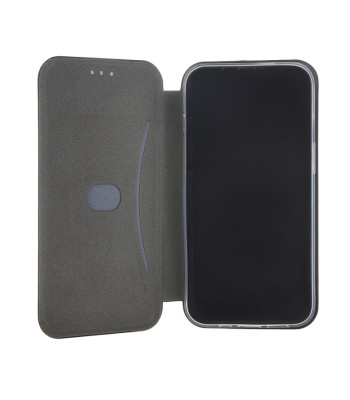 "Smart Diva" dėklas, skirtas "Xiaomi Redmi 13 4G", juodos spalvos
