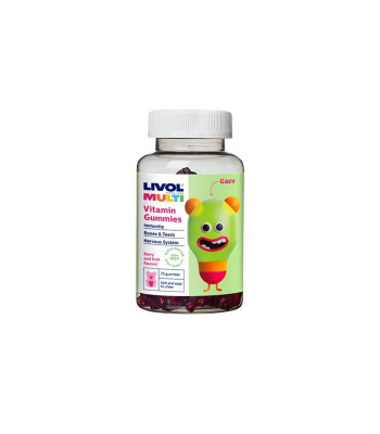 LIVOL MULTI vitaminai guminukai, 75 gum.