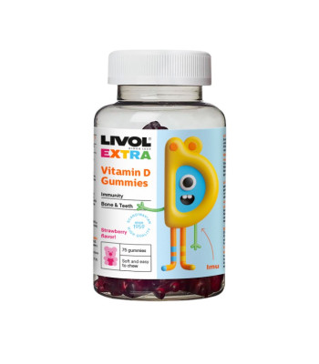 LIVOL MULTI vitaminai guminukai, kolos skonio, 75 gum.