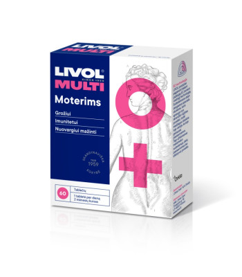 LIVOL MULTI vitaminai moterims, 60 tabl.