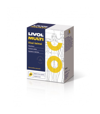 LIVOL MULTI vitaminai visai šeimai, 90 tabl.