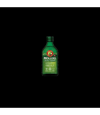 Mollers naturalaus skonio skysti žuvų taukai 250 ml