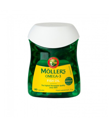 MÖLLER'S žuvų taukai, 80 kaps.