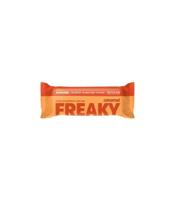 MAXIM FREAKY karamelės sk. 40%  baltymų batonėlis, 55 g