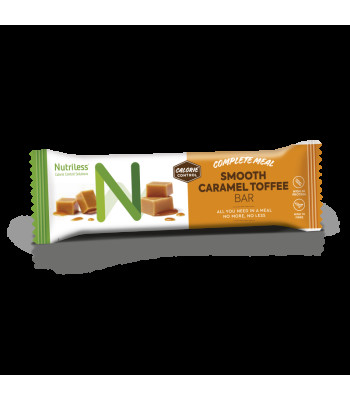 Nutriless karamelės skonio batonėlis 56g.